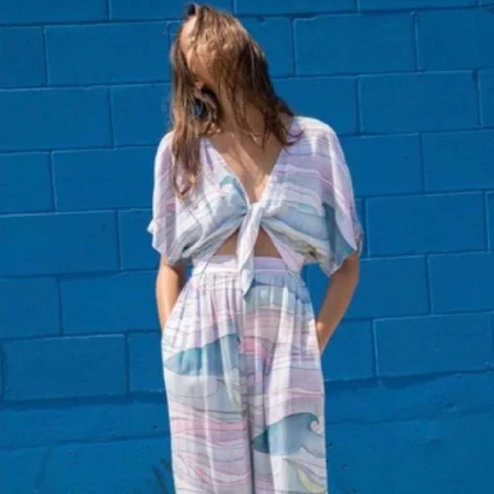 Mara Hoffman Waves jumpsuit, size M